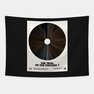 minimal_Trial of the Chicago 7 Warp Barcode Movie Tapestry