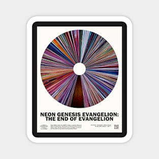 minimal_Neon Genesis Evangelion: The End of Evangelion Warp Barcode Anime Magnet