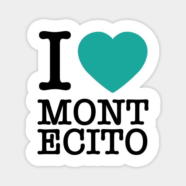 I "heart" montecito Magnet by hamiltonarts