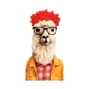 Lama hipster #lama T-Shirt