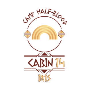 Cabin #14 in Camp Half Blood, Child of Iris – Percy Jackson inspired design T-Shirt