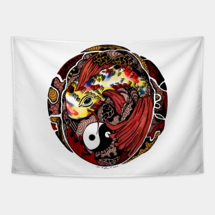 Koi of Balance Full Color Edition Tapestry