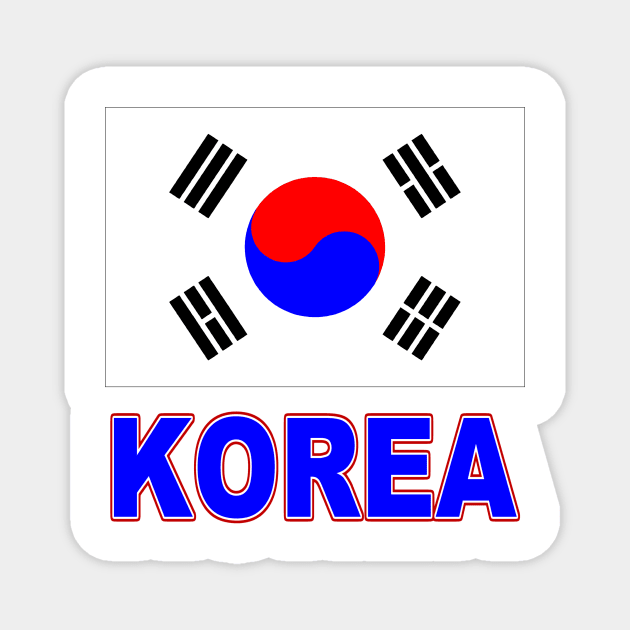 The Pride of Korea - Korean National Flag Design Magnet by Naves