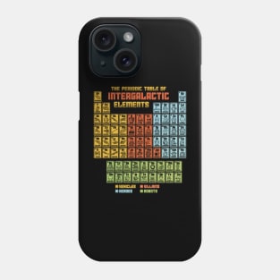 The Periodic Table of Intergalactic Elements Phone Case