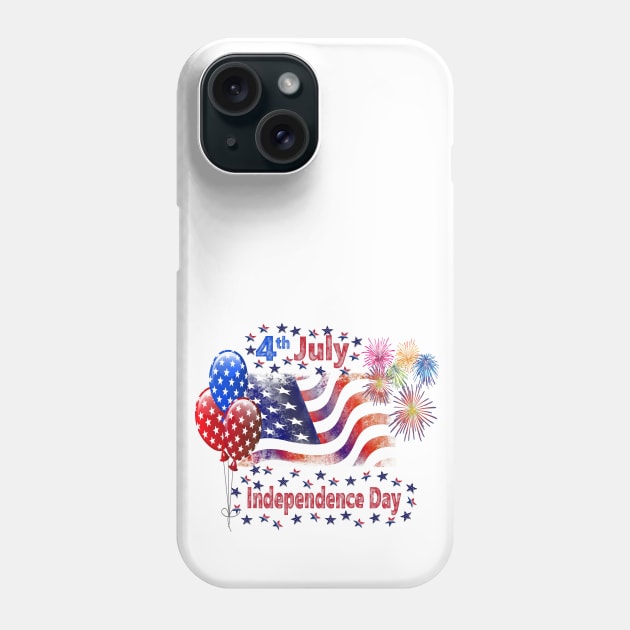 Independence Day Phone Case by Lin-Eve