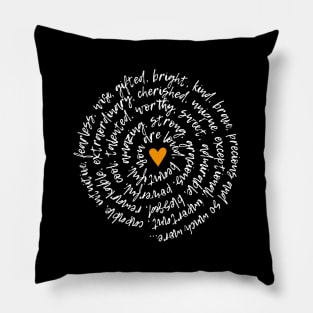 Kindness Spiral Pillow