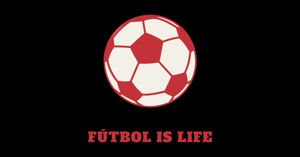 Futbol is Life sticker inspired by Ted Lasso featuring bold colors and design