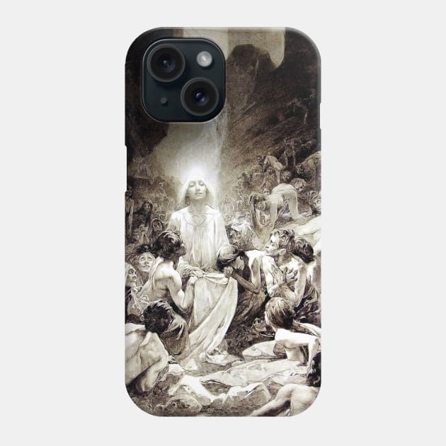 Alphonse Mucha - La Pater #4 - Art Nouveau Phone Case by AltrusianGrace