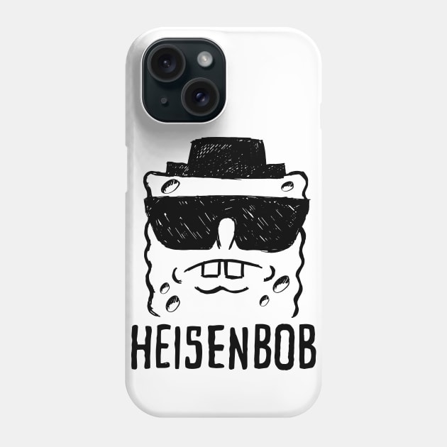 Sponge Bob Breaking Bad Parody Heisenbob Phone Case by DeepFriedArt