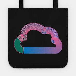 Graphic cloud Tote