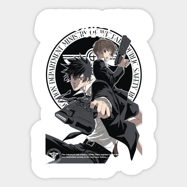Psycho Pass 1 Psychopass Sticker Teepublic