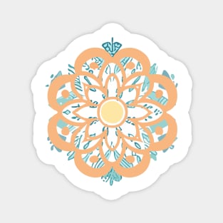 mandala Clamber Paint Magnet