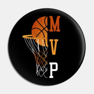 MVP - Basketball Pin