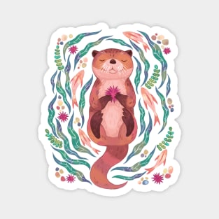 Otter Meditating Magnet