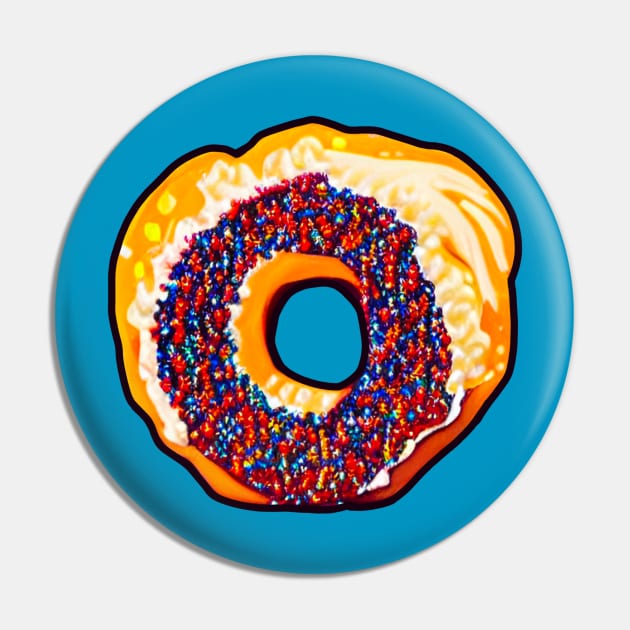 Donut Sprinkle Pin by LefTEE Designs