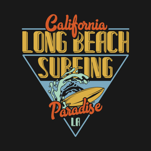 California Long Beach Surfing by BrillianD