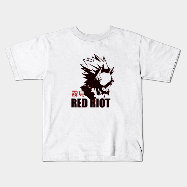 Kirishima Red Riot Kirishima My Hero Academia Kids T Shirt Teepublic
