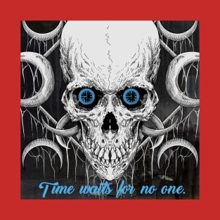 Time waits for no one Nr.4blue T-Shirt