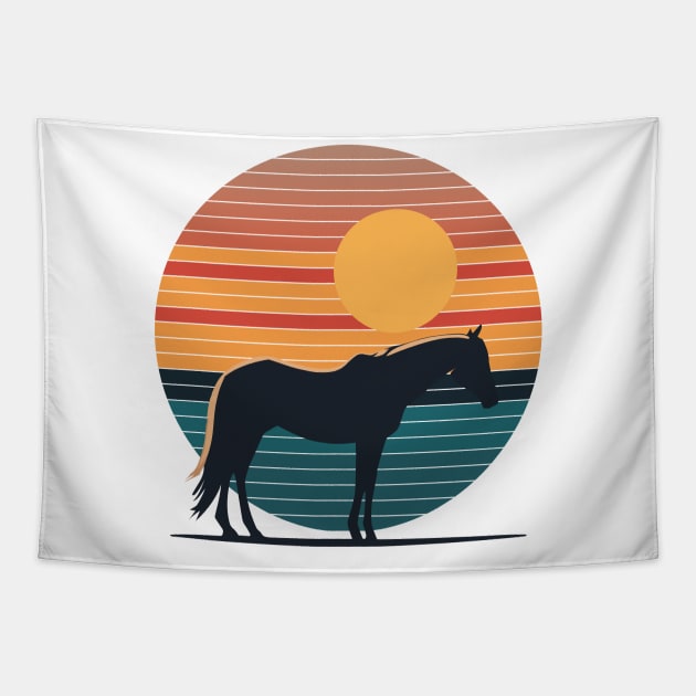 Sun horse Tapestry by CHARMTEES