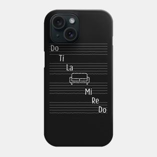 Do Ti La Sofa Funny Musical Notes Scale Design Phone Case