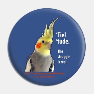 Cockatiel 2 - white type Pin