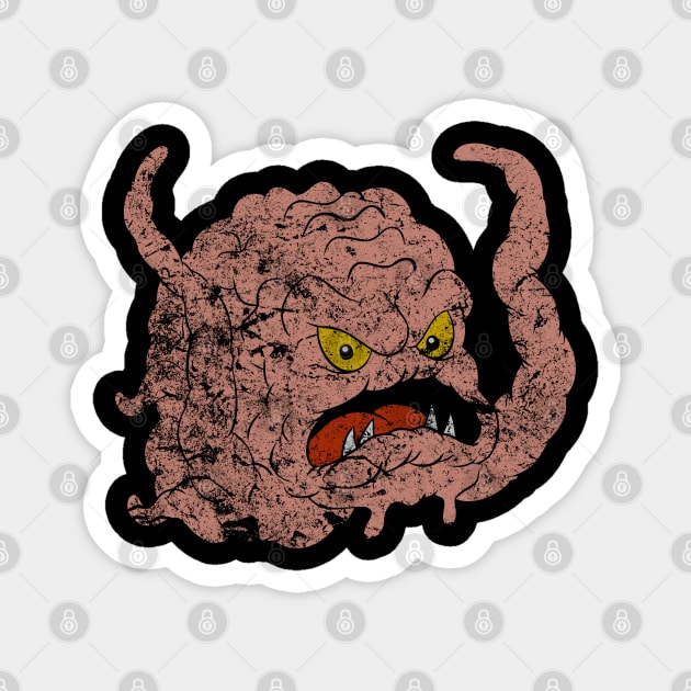 Krang from The Ninja Turtles in the 80's version Magnet by DaveLeonardo