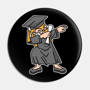 2020 DAB DABBING graduation quarantine girl senior Pin