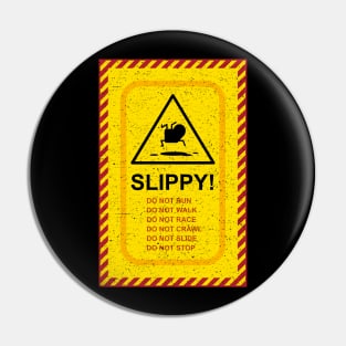 Slippy Sign (Distressed) Amazing World of Gumball Pin