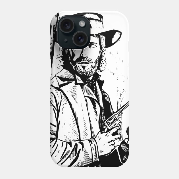 Ben Hall - Outlaw Phone Case by FieryWolf