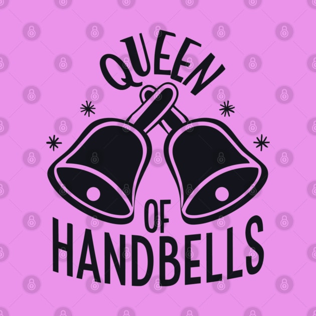 Queen Of Handbells Black Design by SubtleSplit