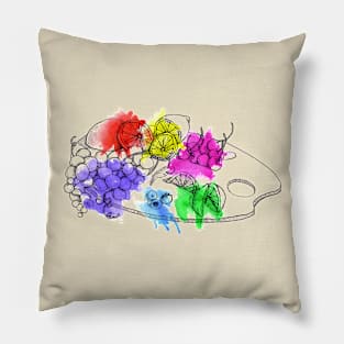 Fruit Palette Pillow