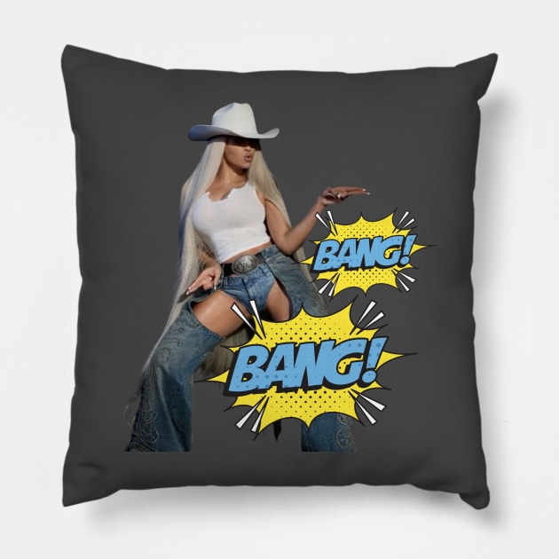 Cowboy Carter Pillow by MAD AYN