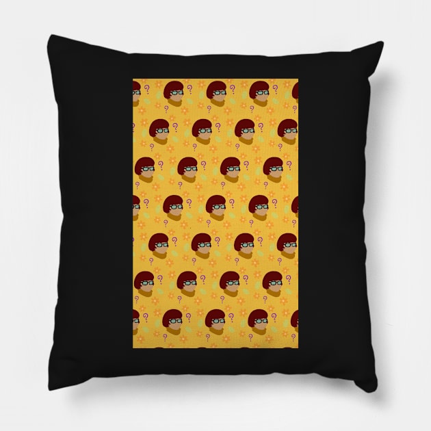 Velma Pattern - Yellow Pillow by karlaestrada