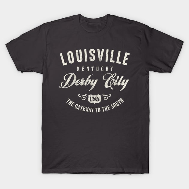 Designkix Louisville Kentucky Derby City Vintage Long Sleeve T-Shirt