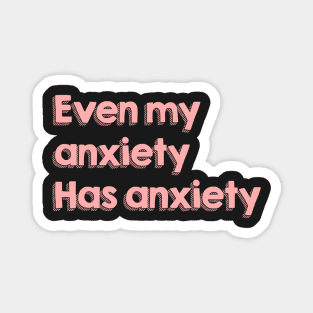 Relatable mood sticker design Magnet