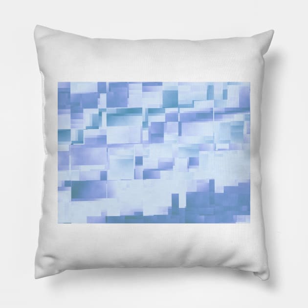 Cubist Cityscape Pillow by pinkal