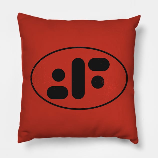 The Alien Visitors Are Our Friends I Pillow by MalcolmDesigns