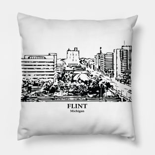 Flint - Michigan Pillow