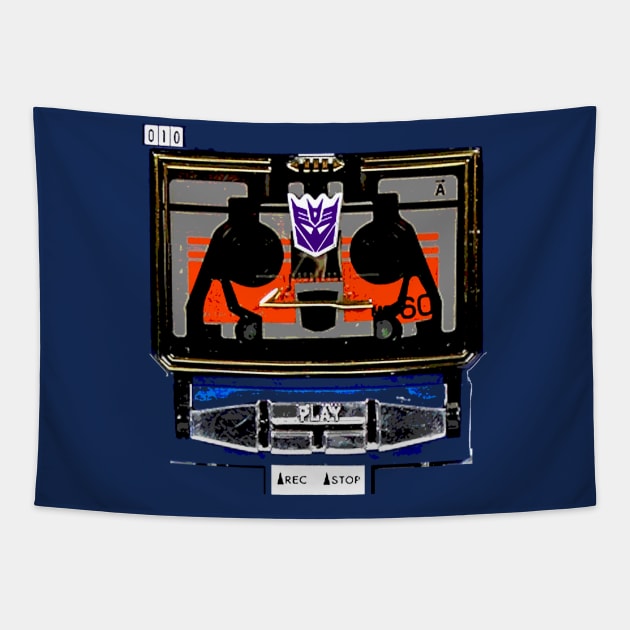 Vintage Soundwave Tapestry by cunningmunki