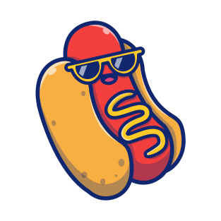 Cute Cool Hotdog T-Shirt