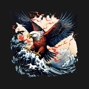 Tattoo Eagle American Old School Style T-Shirt