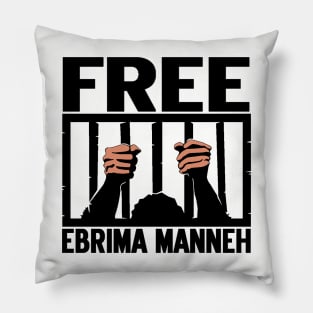 Free Ebrima Manneh Pillow