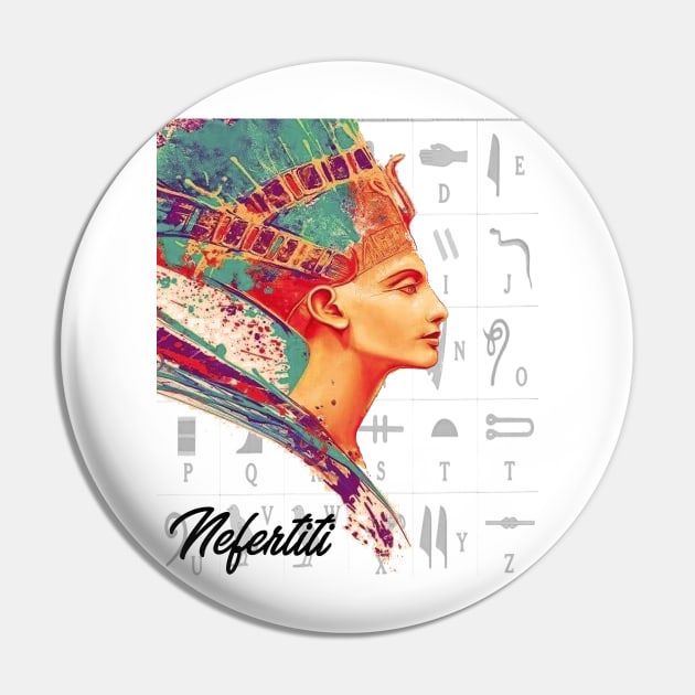 Nefertiti Egyptian queen and the Great Royal Wife Pin by momo1978