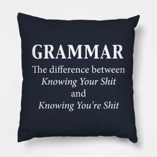 Grammar Pillow