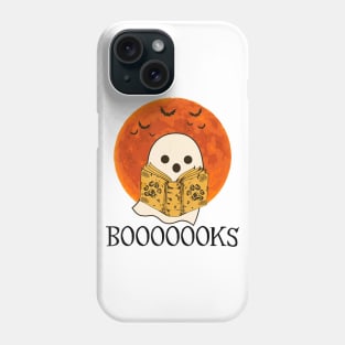 Booooooks Shirt Boo Read Books Halloween Phone Case