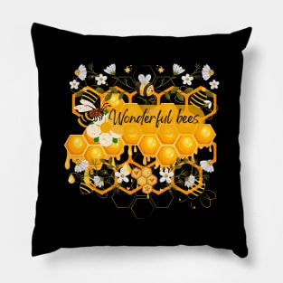 Wonderful Bees Pillow
