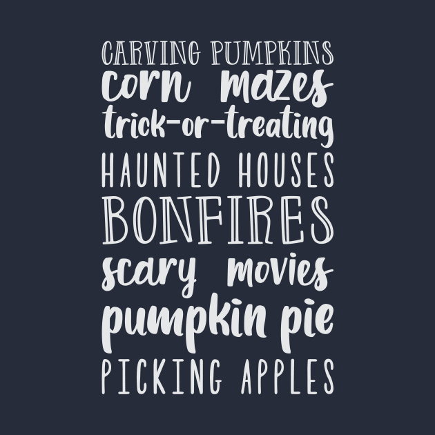 Fun Fall Things by FontfulDesigns