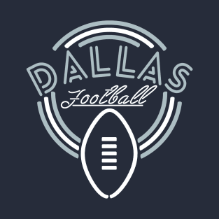 Neon Sign Dallas Football T-Shirt