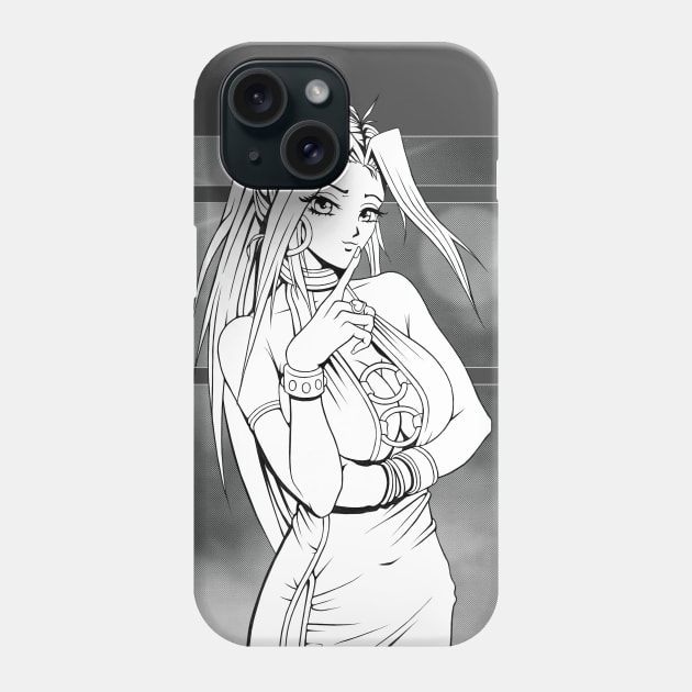 Japanese Manga Girl Phone Case by bomazu