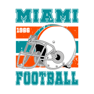 Miami Retro Football T-Shirt